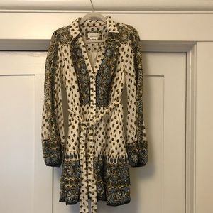 Anthropologie 
FLORAL MINI DRESS